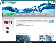 Tablet Screenshot of idroconsult.com